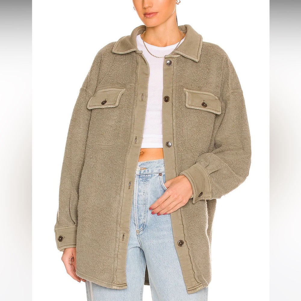 We the free/free people ruby jacket in light green. Xs. Perfect condition.